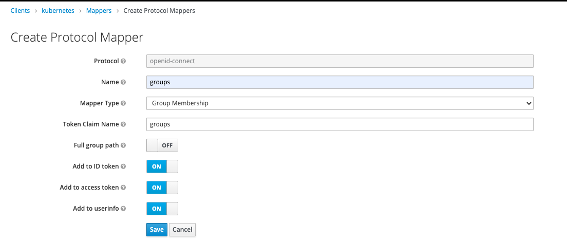 Connect Kubernetes to Keycloak