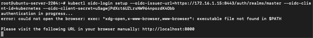 Connect Kubernetes to Keycloak